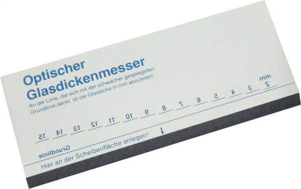 Optischer Glasdickenmesser