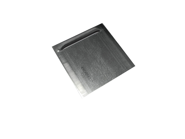 Spiegelbleche 100 x 100 x 1 mm, mit Kieme, selbst