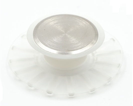 Punkthalter GM Pico, transparent/vernickelt, 6-8mm