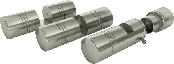 Tischaufsteller aus Edelstahl