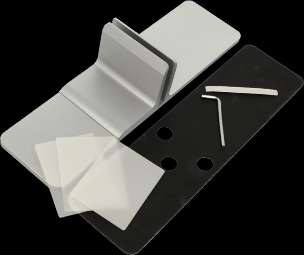 Tischaufsteller schwarz