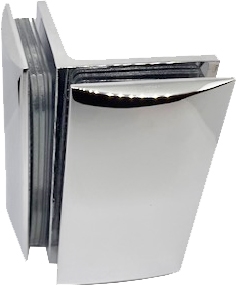 Beschlag C, 90 x 52 mm, Glas/Glas