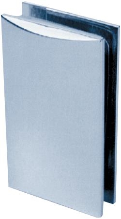 Beschlag C, 90 x 52 mm, Glas/Wand 90 ohne Winkel