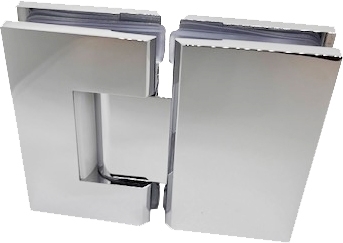 Scharnier Veneza, 90 x 52 mm, Glas/Glas 180�