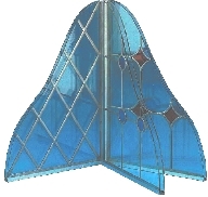 Bleiband, halboval 50 m Rollenl�nge