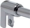 Glashalter fr Stange verchromt