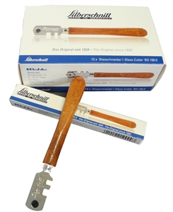 Glasschneider Silberschnitt mit 6 Stahlrdchen