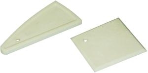 Abstreichspachtel, viereckig, Kunststoff