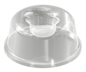Resilient pads 16,6 x 8,0 mm , clear