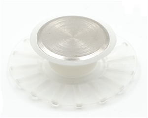 Punkthalter GM Pico, transparent/vernickelt, 6-8mm