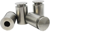 Edelstahlhalter 13 x 20 mm, konfektioniert im 4er-