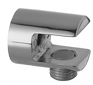 Glasplattentrger zyl. 20x26mm mattverchromt