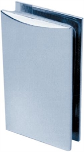 Beschlag C, 90 x 52 mm, Glas/Wand 90 ohne Winkel