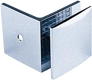 Beschlag C, 45 x 45 mm, Glas/Wand 90