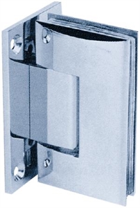 Hinge C, 90 x 52 mm, glass/wall 90 T, chrome plat