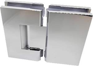 Scharnier Veneza, 90 x 52 mm, Glas/Glas 180�