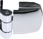 Scharnier D, 50 x 45 mm, Glas/Wand 90� , Edelstah