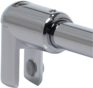 Glashalter f�r Stange 12 mm �, verchromt