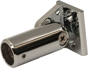 Wandanschluss schrg, 19mm, 45 verchromt