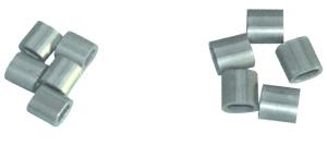 Ferrules, oval for 1.0 mm cords